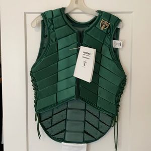 Tipperary protective horse riding vest - green S